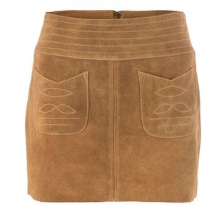 Free People Modern Love Suede Skirt | Size 2